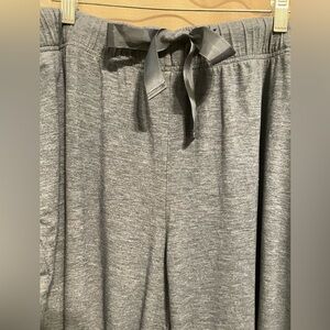 Amy Body Gray Satin Bow tie front Comfort Pants 3X